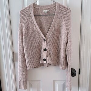 American Eagle Outfitters Pink Cardigan Sweater
